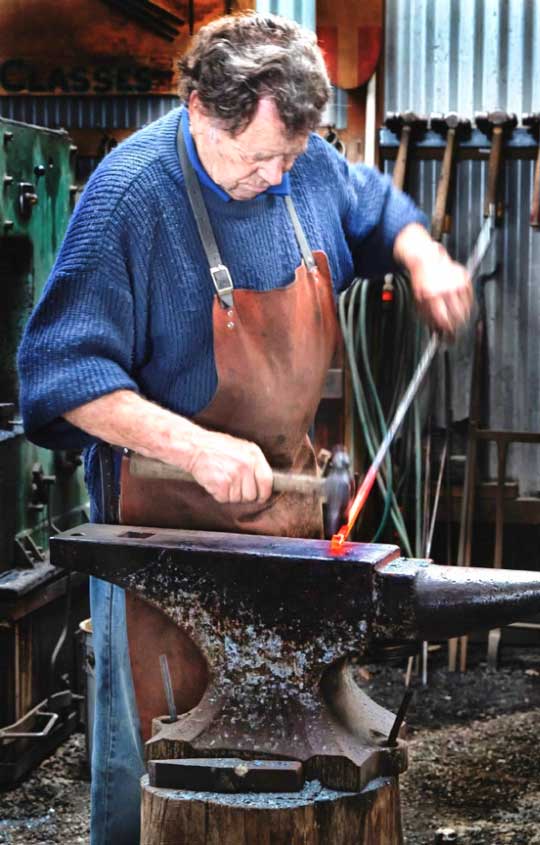 Blacksmithing at Mont De Lancey
